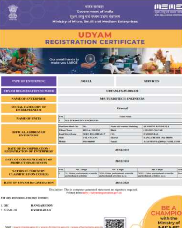 Work Completion Certificate